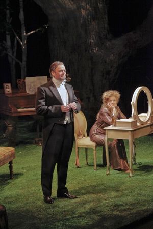 Ron Raines as Fredrik Egerman and Amy Irving as Desiree Armfeldt @ BroadwayWorld Ron Raines as Fredrik Egerman and Amy Irving as Desiree Armfeldt Photo